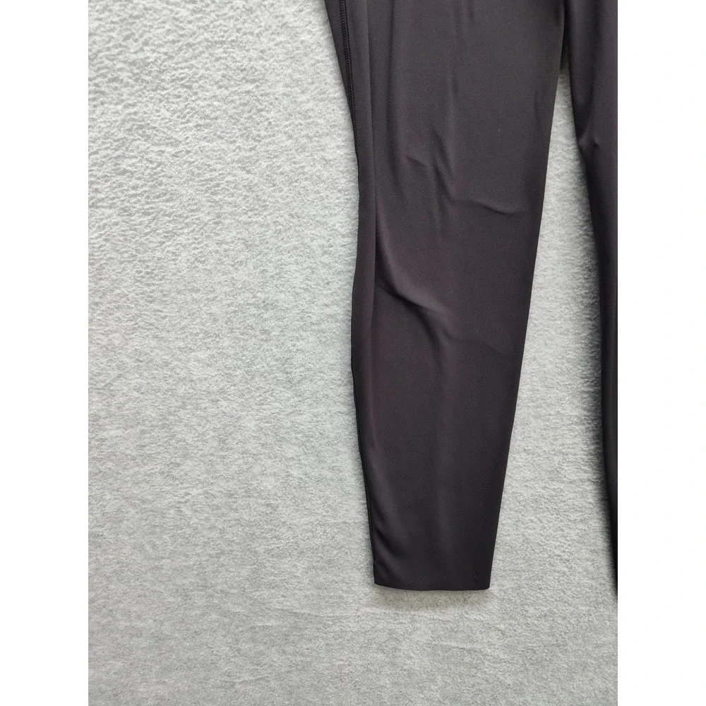 Lululemon Athletica Women Leggings 6 Black Pull‎ On High Waistband Ankle Active